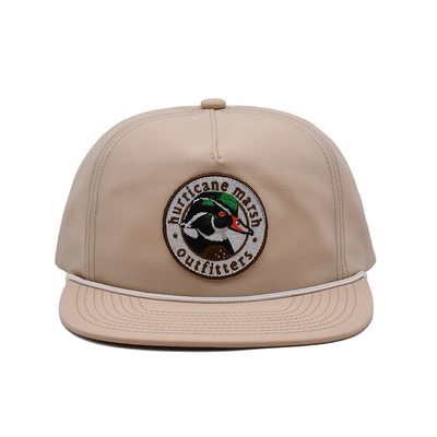 Breathable Lightweight Snapback Caps with Plastic Closure And Embroidery Patch