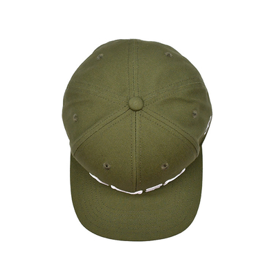 Customized Logo Embroidered Snapback Hat with Lightweight Cotton