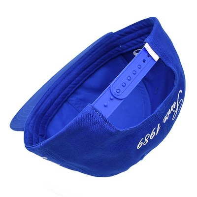 Breathable Flat Brim Snapback Hat with Custom Embroidery Logo