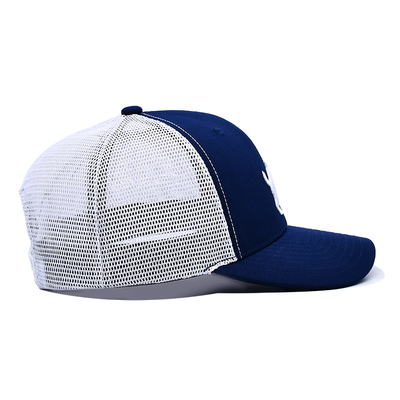Unisex Mesh Trucker Cap with Embroidered Logo And Inner Tape Printing