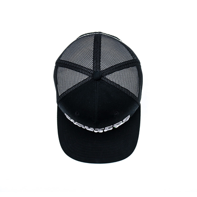 Embroidered Trucker Cap / Snapback Trucker Cap with Plastic Snapback And Custom Logo