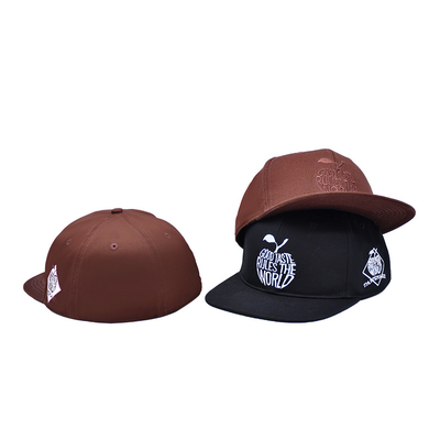 Embroidery Logo Custom Snapback Fitted Hats Cap High Quality Closed Back Snapback Hats For Men