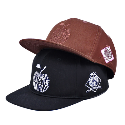 Embroidery Logo Custom Snapback Fitted Hats Cap High Quality Closed Back Snapback Hats For Men