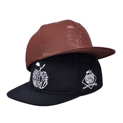 Custom Embroidery Logo Closed Back Snapback Caps High Quality Sport 6 Panel Snapback Hats