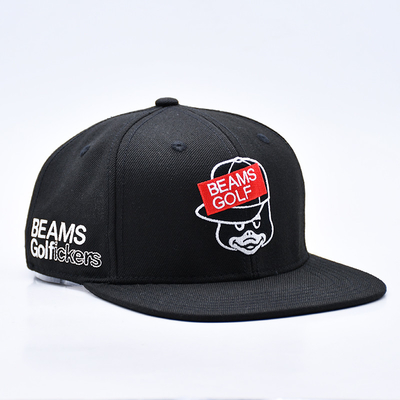 Custom Embroidery Logo 6 Panel Snapback Hat Cap High Quality Wholesale Cotton Men Flat Bill Gorras Snapback Hats