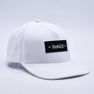 Wholesale 5 Panel Flat Bill Snapback Hat Custom Oem Logo Snapback Cap For Men
