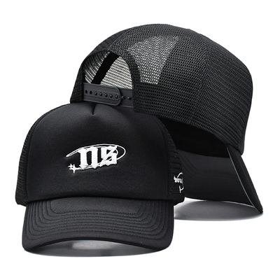 Custom 5 Panel Mesh Trucker Cap Unisex Blank Plain Trucker Cap