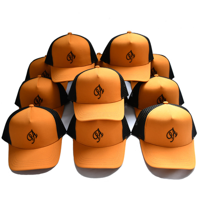 3D Embroidered Trucker Cap Hats with Premium Cotton Sweatband