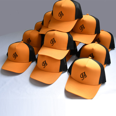 3D Embroidered Trucker Cap Hats with Premium Cotton Sweatband