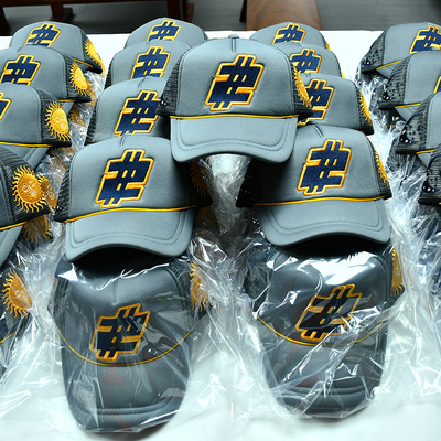 Custom Embroidered foam Trucker Cap High Quality 5 Panel Meah Hats