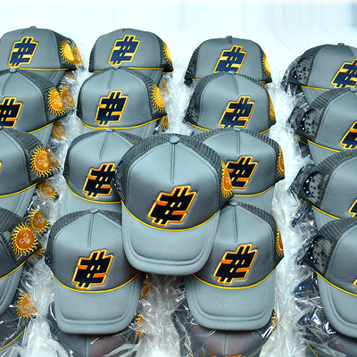 Custom Embroidered foam Trucker Cap High Quality 5 Panel Meah Hats