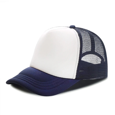 Custom Foam Trucker Cap with Profile Crown Unisex 5 Panel Mesh Hat