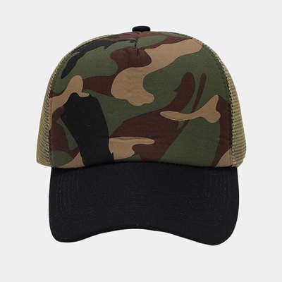 Oem High Quality Wholesale Mesh Trucker Cap 5 Panel Plain Back Trucker Hat Custom Gorras Mesh Hats