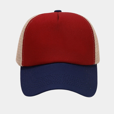 Oem High Quality Wholesale Mesh Trucker Cap 5 Panel Plain Back Trucker Hat Custom Gorras Mesh Hats