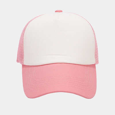 Oem High Quality Wholesale Mesh Trucker Cap 5 Panel Plain Back Trucker Hat Custom Gorras Mesh Hats
