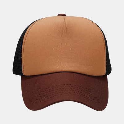 Oem High Quality Wholesale Mesh Trucker Cap 5 Panel Plain Back Trucker Hat Custom Gorras Mesh Hats