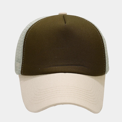 Oem High Quality Wholesale Mesh Trucker Cap 5 Panel Plain Back Trucker Hat Custom Gorras Mesh Hats