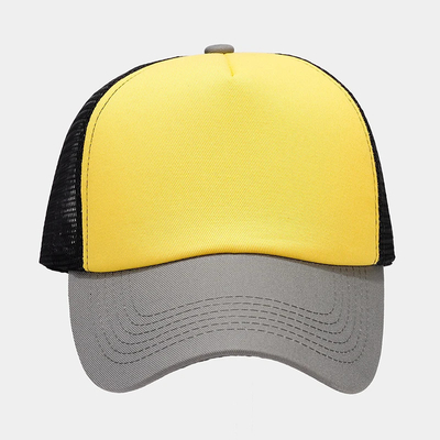 Oem High Quality Wholesale Mesh Trucker Cap 5 Panel Plain Back Trucker Hat Custom Gorras Mesh Hats