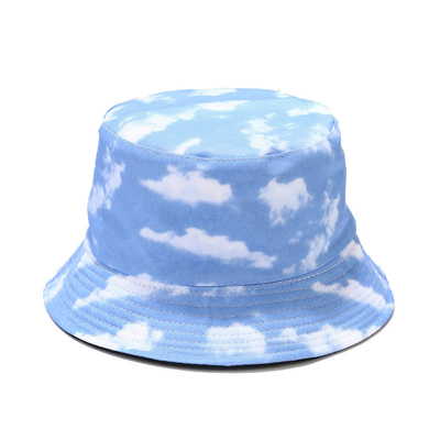 Oem 100% Cotton Summer Beach Reversible Bucket Hat Cap High Quality Custom Double Sided Fisherman Hats