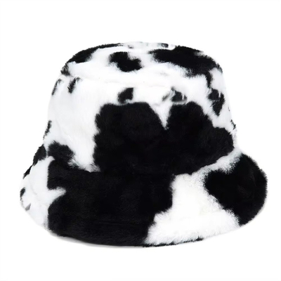 Outdoor women winter warm Faux Fur Fluffy Bucket Hat  Soft Velvet Furry Fisherman Caps Girl Fashion Panama