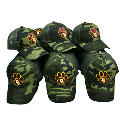 Green Mesh Trucker Hat Custom 6 Panel Gorra Trucker Cap With Embroidery Logo