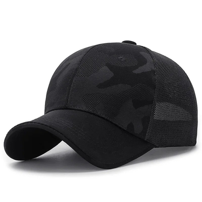 High Quality Men Trucker Hat Manufacturer Wholesale Camo Camouflage Curved Brim Mesh Cap