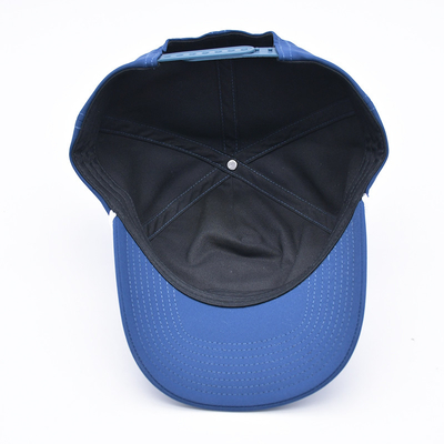Wholesale Blue Rope Baseball Cap Custom Structured Embroidery Logo 5 Panel Golf Hats Gorras
