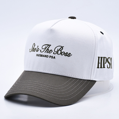 Unisex Two Tone Baseball Hat Cap Custom Gorras Embroidered Logo Snapback Sports Baseball Caps For Man