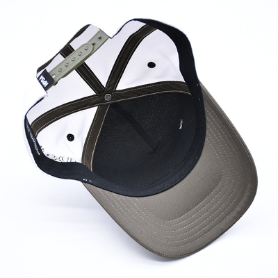 Unisex Two Tone Baseball Hat Cap Custom Gorras Embroidered Logo Snapback Sports Baseball Caps For Man