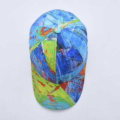 6 Panel Baseball Cap with Printing Logo Profile and Curved Visor