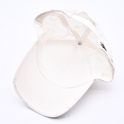 Fashion Hip Hop Curved Brim Sports White Baseball Caps Wholesale Custom Baseball Hat Embroidered