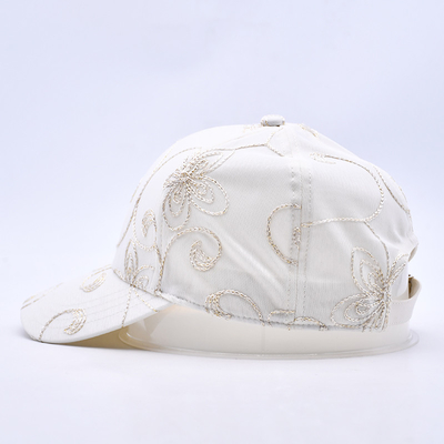Fashion Hip Hop Curved Brim Sports White Baseball Caps Wholesale Custom Baseball Hat Embroidered