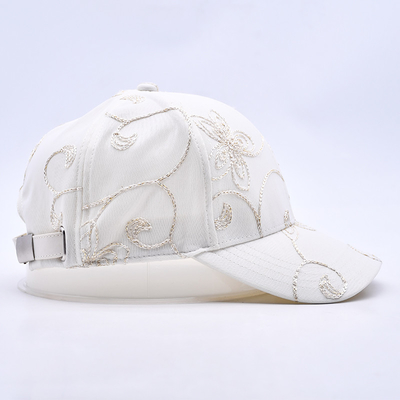Fashion Hip Hop Curved Brim Sports White Baseball Caps Wholesale Custom Baseball Hat Embroidered