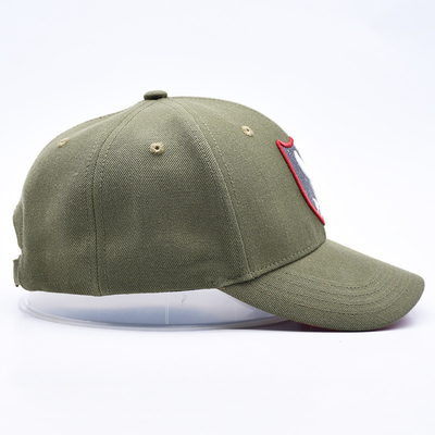 Custom Gorras Sports Supplier 6 Panel Green Baseball Cap High Quality 3d Embroidery Baseball Hat