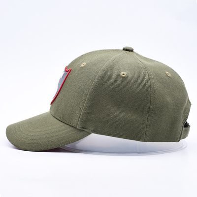 Custom Gorras Sports Supplier 6 Panel Green Baseball Cap High Quality 3d Embroidery Baseball Hat