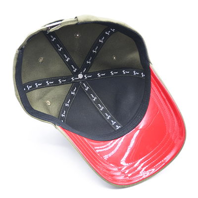 Custom Gorras Sports Supplier 6 Panel Green Baseball Cap High Quality 3d Embroidery Baseball Hat