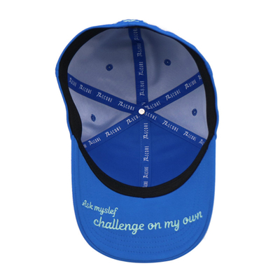 Wholesale Unisex Curved Brim 6 Panel Cotton Closed Back Embroidered Baseball Cap Hat