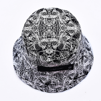 Sublimation Printed Bucket Hats Custom All Over Print Bucket Hat Pattern Embroidered Logo For Women