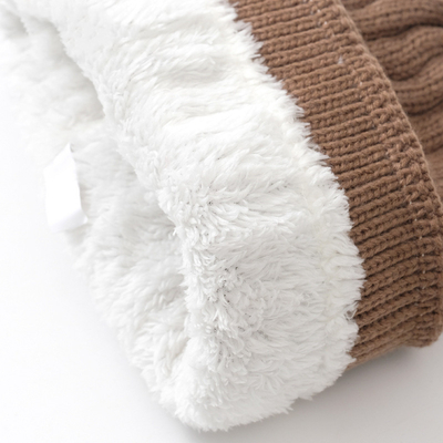 Custom Embroidered Beanie Hat Unisex Knit Winter Warm Cap For Outdoor Activities