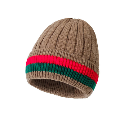 Custom Embroidered Beanie Hat Unisex Knit Winter Warm Cap For Outdoor Activities
