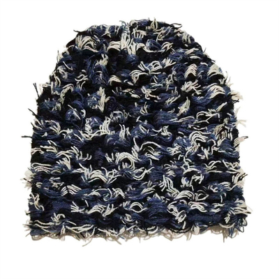 2024 New Hip Hop Balaclava Distressed Knitted Caps Mask Women Outdoor Camouflage Fleece Fuzzy Ski Balaclava Beanies Women Men Hat