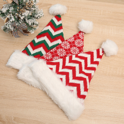 Winter Thicken Knitted Adult Christmas Pom Ball Hat Merry Christmas Decor Gifts Happy New Year 2024 Naviida