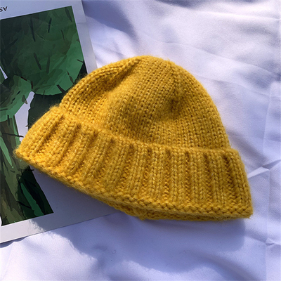 Winter Knit Beanie Hats Warm Soft Caps Outdoor Sport Casual Style Customizable Beanies