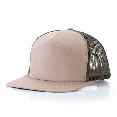 Custom Logo 7 Panels Cap Wholesale Mesh Trucker Hats
