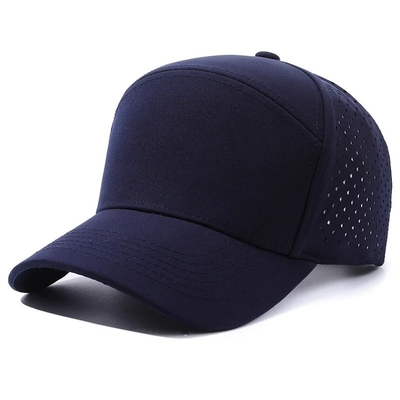Custom Logo Laser Cut Hole Baseball Cap Perforated Waterproof Sports Caps Hat