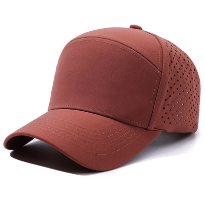 Custom Logo Laser Cut Hole Baseball Cap Perforated Waterproof Sports Caps Hat