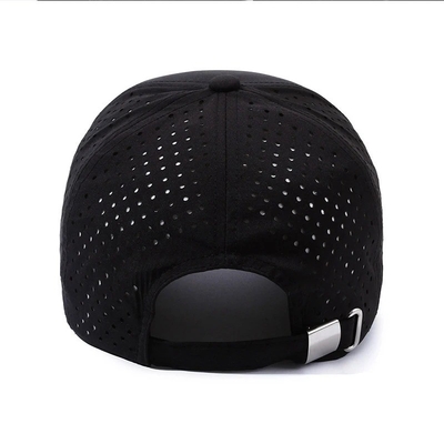 Custom Logo Laser Cut Hole Baseball Cap Perforated Waterproof Sports Caps Hat