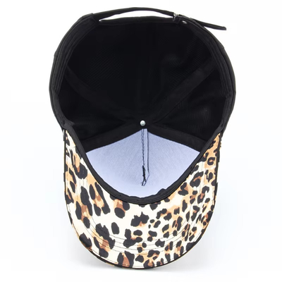 No Button Polyester Camper Hat with Customizable Color and Cotton Sweatband