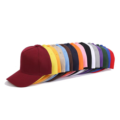Custom Size 5 Panel Baseball Cap with Customizable Color and Middle Crown Color Customizable Stitching Line