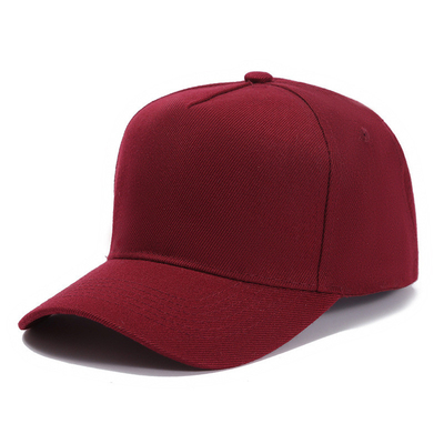 Custom Size 5 Panel Baseball Cap with Customizable Color and Middle Crown Color Customizable Stitching Line